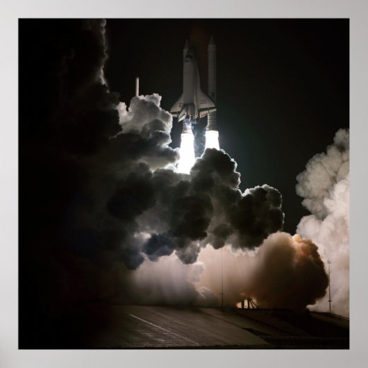 Ruimtesluiting Challenger Night Launch (STS-8) Poster (Voorkant)
