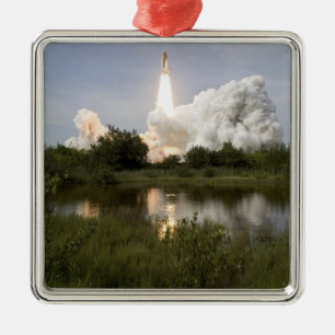 Ruimtesluiting Endeavor liften 7 Metalen Ornament