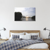 Ruimtesluiting Endeavor liften uit 3 Canvas Afdruk (Insitu (Slaapkamer))