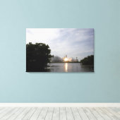 Ruimtesluiting Endeavor liften uit 3 Canvas Afdruk (Insitu (Houten vloer))