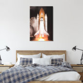 Ruimtesluiting Endeavor Liften uit Canvas Afdruk (Insitu (Slaapkamer))