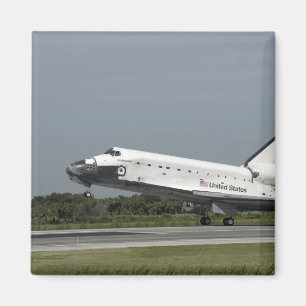 Ruimtesluiting Endeavor raakt omlaag Magneet