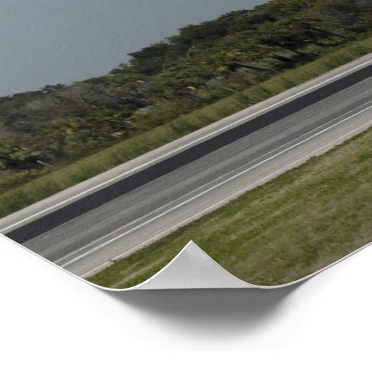 Ruimtesluiting Endeavor raakt omlaag Poster (Hoek)