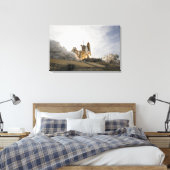 Ruimtesluiting Endeavor tilt uit 5 Canvas Afdruk (Insitu (Slaapkamer))