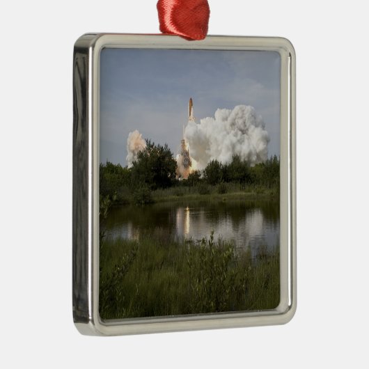 Ruimtesluiting Endeavor tilt uit 6 Metalen Ornament (Rechts)