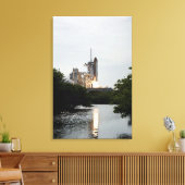 Ruimtesluiting Endeavor tilt uit Canvas Afdruk (Insitu (Woonkamer))