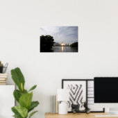 Ruimtesluiting Endeavor tilt uit Poster (Thuiskantoor)