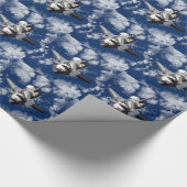 Ruimtesluiting in baan cadeaupapier (Hoek)