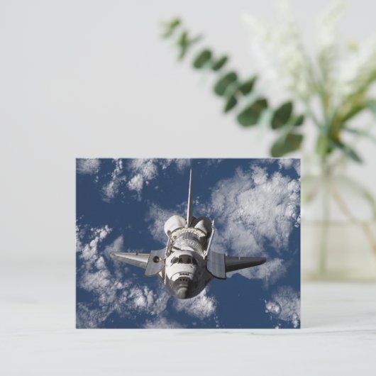 Ruimtesluiting in Orbiting Earth Briefkaart (Staand voorkant)