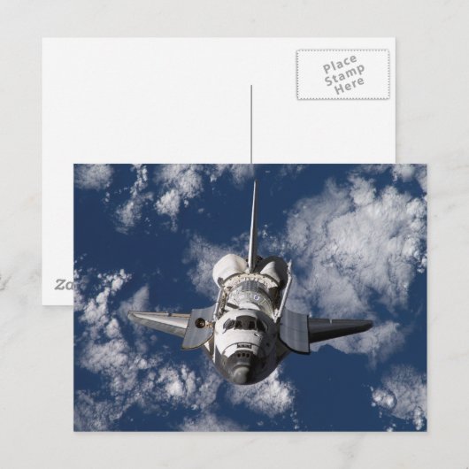 Ruimtesluiting in Orbiting Earth Briefkaart (Voorkant / Achterkant)