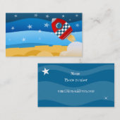 Ruimtesraket - visitekaartjes (Voorkant / Achterkant)