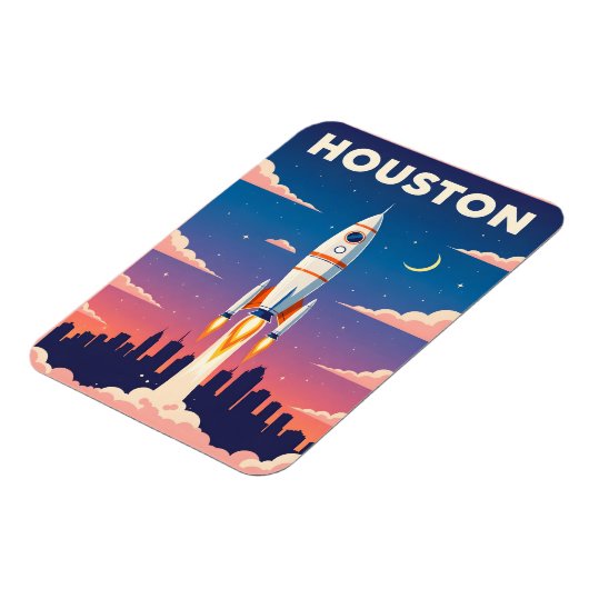  ruimtestad Houston Magneet (Linkerzijde)