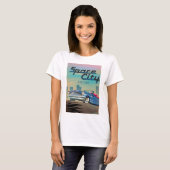 Ruimtestad Houston T-shirt (Voorkant volledig)
