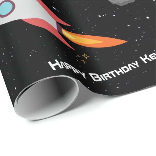  ruimtestampen cadeaupapier (Rol Hoek)