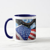 Ruimtestation Amerikaanse vlag Aardbaan Mok (Links)