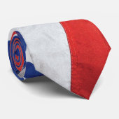 Ruimtestation Amerikaanse vlag Aardbaan Stropdas (Opgerold)