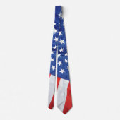 Ruimtestation Amerikaanse vlag Aardbaan Stropdas (Achterkant)