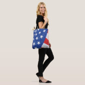 Ruimtestation Amerikaanse vlag Aardbaan Tote Bag (Op model)