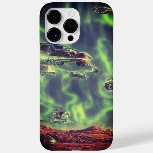 Ruimtestation Case-Mate iPhone Case (Achterkant)