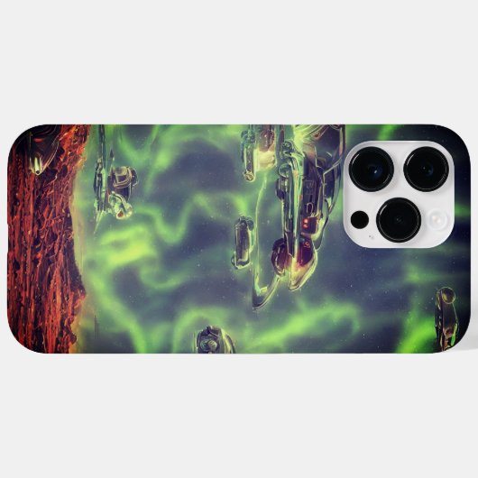 Ruimtestation Case-Mate iPhone Case (Achterkant (horizontaal))