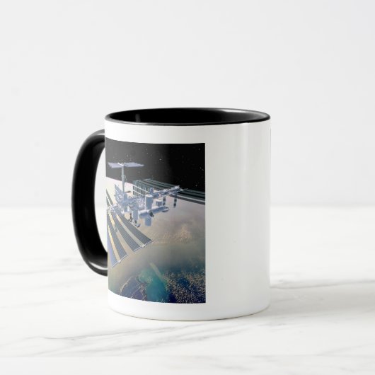 Ruimtestation in Orbit 4 Mok (Voorkant links)