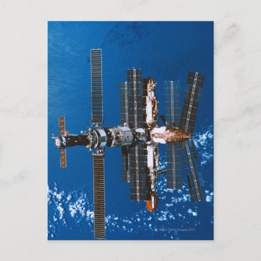 Ruimtestation in Space Briefkaart (Voorkant)