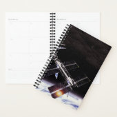 Ruimtestation Om Ringt Planeet Wetenschap Planner (Display)