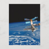 Ruimtestation Orbiting Earth 3 Briefkaart (Voorkant)