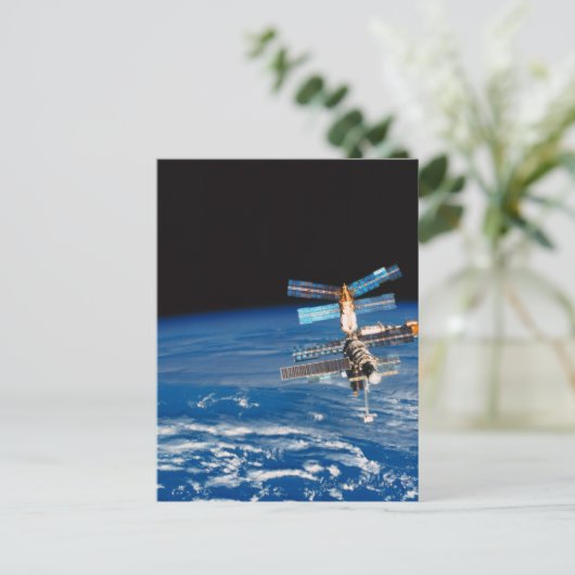Ruimtestation Orbiting Earth 3 Briefkaart (Staand voorkant)