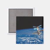 Ruimtestation Orbiting Earth 3 Magneet (Voorkant / Achterkant)