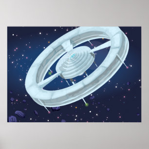 Ruimtestation Poster
