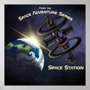 Ruimtestation Poster