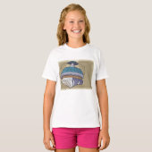 Ruimtestation Schets T-shirt (Voorkant volledig)