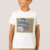 Ruimtestation Schets T-shirt (Voorkant)