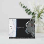 Ruimtestation vanaf Shuttle-Briefkaart Briefkaart (Staand voorkant)