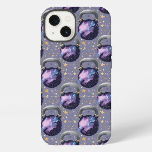 Ruimtesterrenstelsel Kettlebell iPhone 13 Hoesje