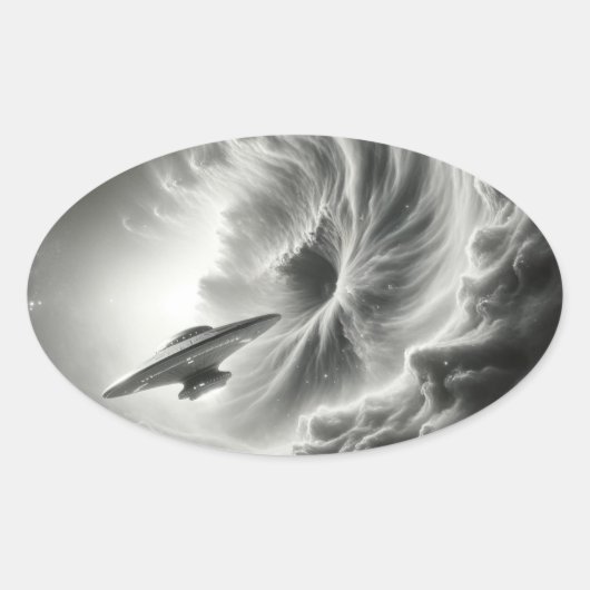 ruimtestickers ovale sticker (Voorkant)