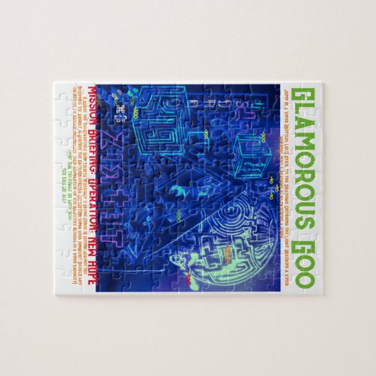 Ruimtestrijd tegen het maze-spel Puzzle Legpuzzel (Horizontaal)