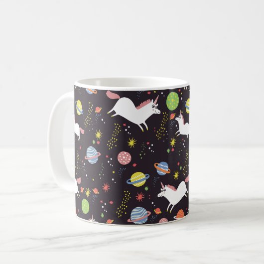 ruimtesuikens koffiemok (Voorkant links)