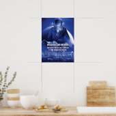 Ruimtesuit naar het Moon Success Poster (Keuken)