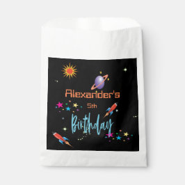 Ruimtesympetjes op persoonlijke leeftijd bedankzakje