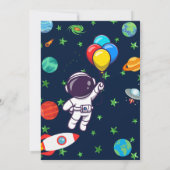 RUIMTETACULAIRE CELEBRATIE BIEDDAAG KAART (Achterkant)