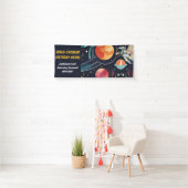 Ruimtetaculaire verjaardagsbanner spandoek (Insitu)