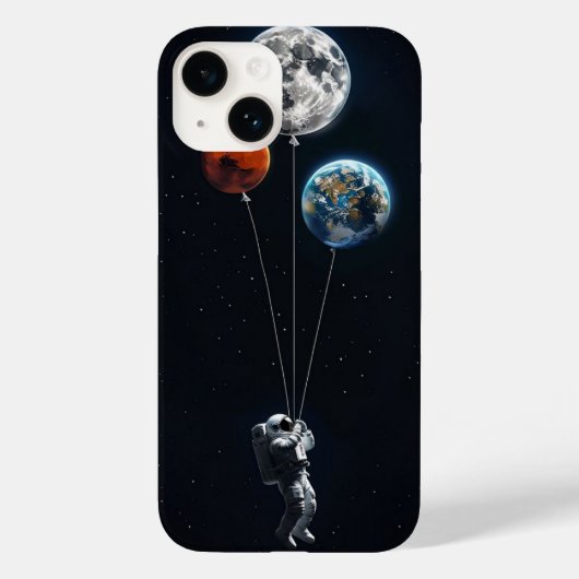 ruimtetelefooncel Case-Mate iPhone case (Achterkant)