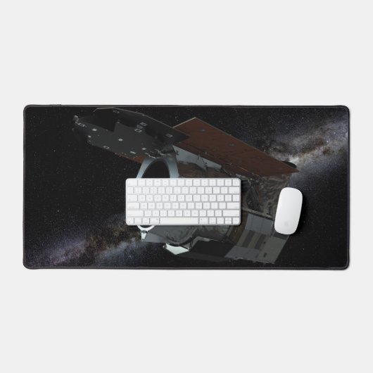 Ruimtetelescoop-ruimtetelescoop met infraroodstral bureaumat (Keyboard & Muis)