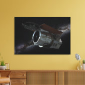 Ruimtetelescoop-ruimtetelescoop met infraroodstral canvas afdruk (Insitu (Woonkamer))