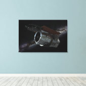 Ruimtetelescoop-ruimtetelescoop met infraroodstral canvas afdruk (Insitu (Houten vloer))