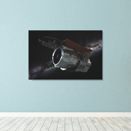 Ruimtetelescoop-ruimtetelescoop met infraroodstral canvas afdruk (Insitu (Houten vloer))