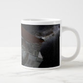 Ruimtetelescoop-ruimtetelescoop met infraroodstral grote koffiekop (Rechts)