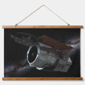 Ruimtetelescoop-ruimtetelescoop met infraroodstral hangend wandkleed (Voorkant)